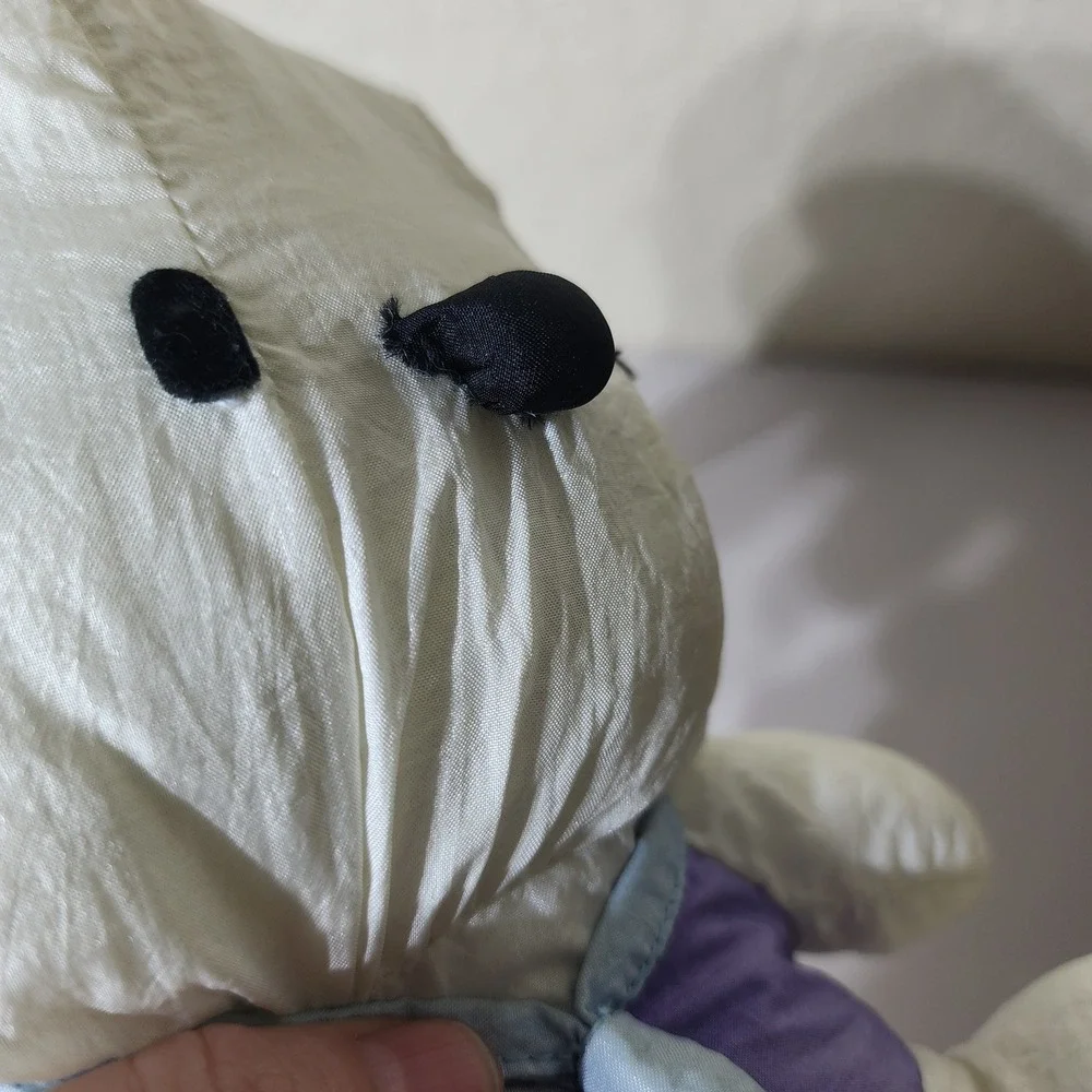 Vintage‎ Sanrio Pochacco Plush Windbreaker Material Purple Sailor Outfit 90s Toy